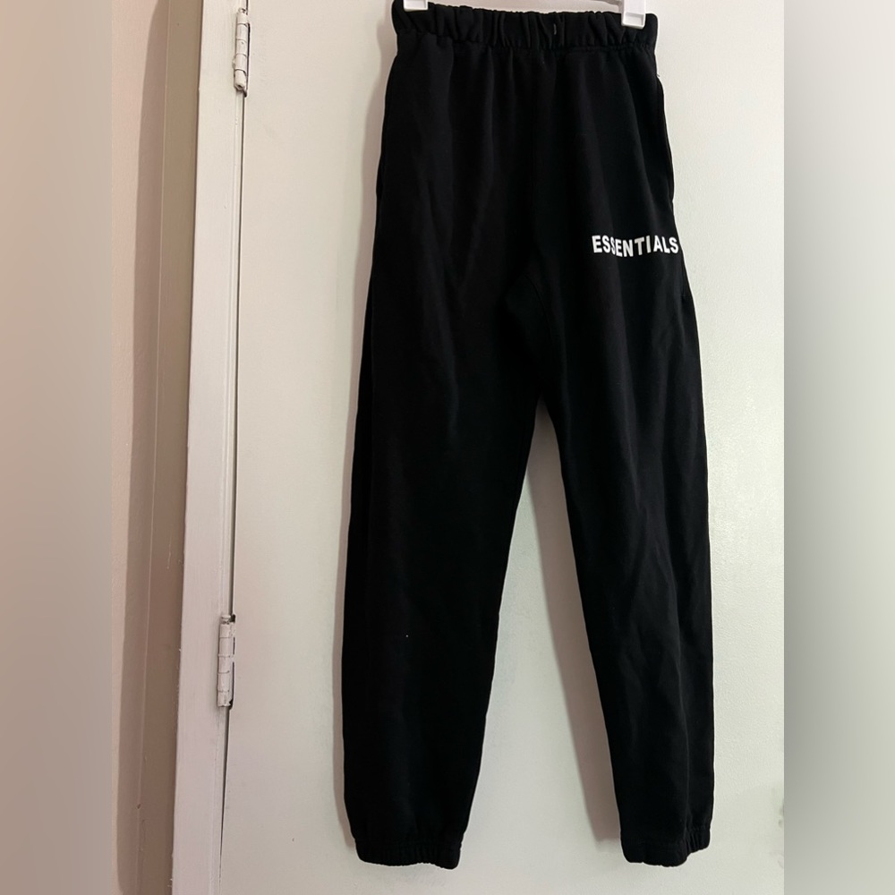 Essentials Men’s Black Joggers Size S